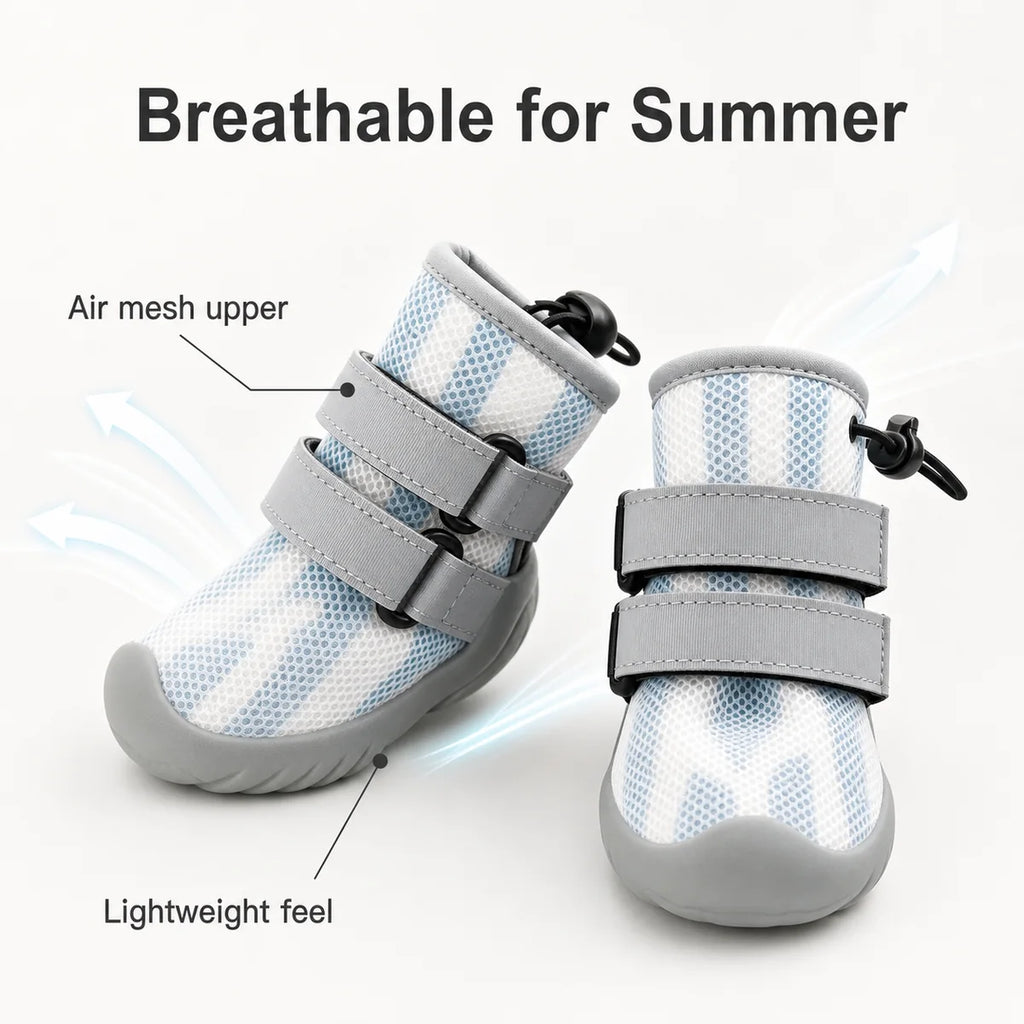 Breathable Summer Dog Shoes for Small Dogs