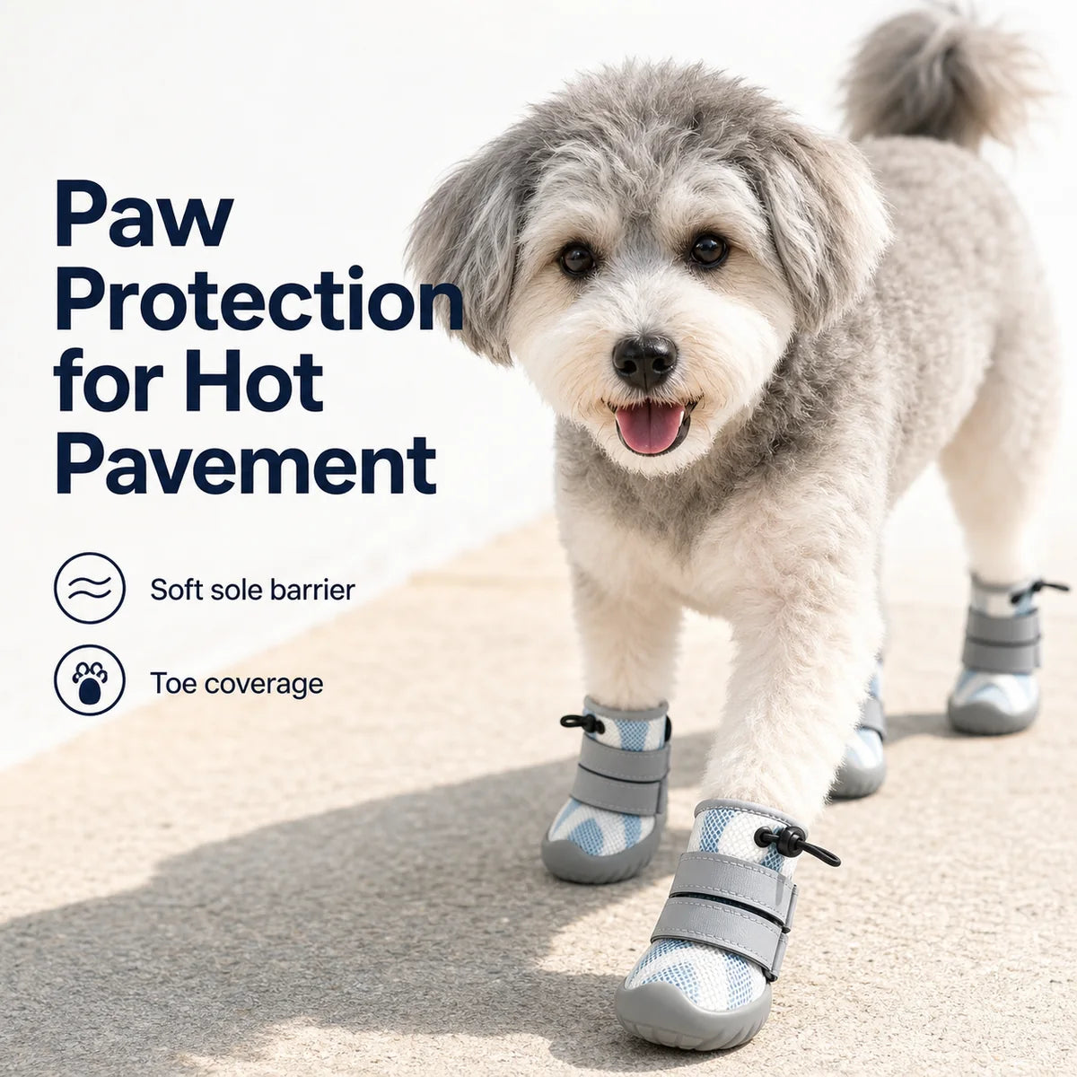 Breathable Summer Dog Shoes for Small Dogs