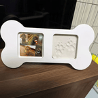 Cornice ricordo con impronta della zampa del cane - Cornice per foto ricordo con tampone di inchiostro per zampa di animale domestico