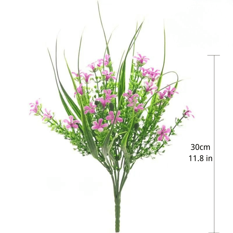 Realistic Plastic Flower Arrangement