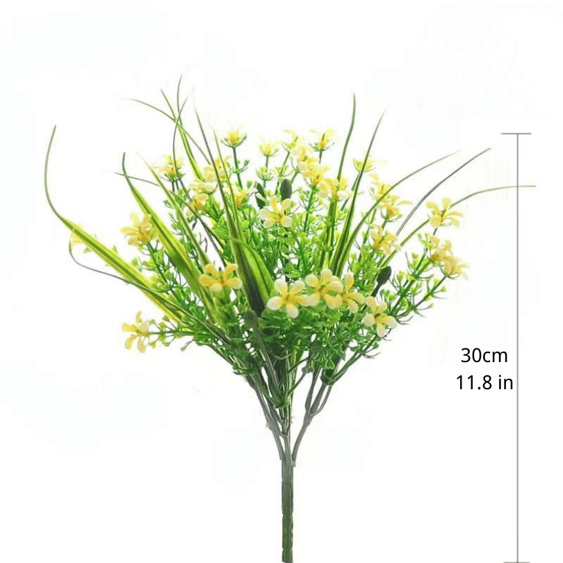 Realistic Plastic Flower Arrangement