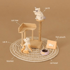 Kitten Playing Scene Figurine