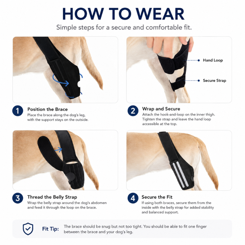 Rear Leg Support Brace for Senior Dogs
