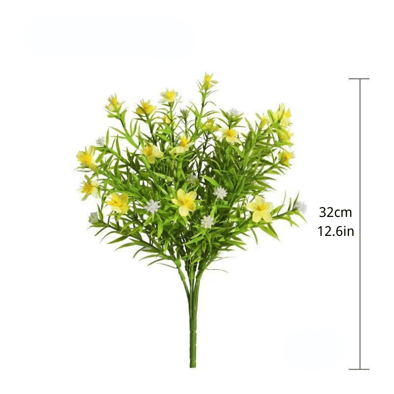 Realistic Plastic Flower Arrangement