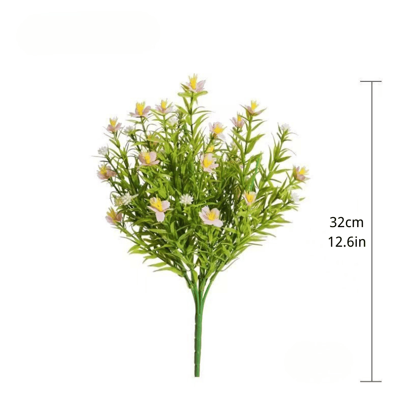 Realistic Plastic Flower Arrangement