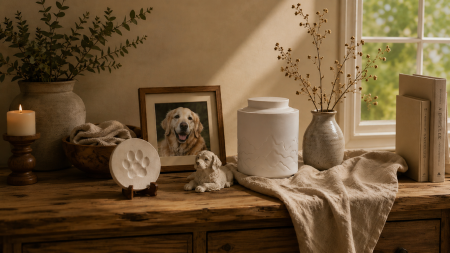 Personalised pet memorial keepsakes for beloved companions
