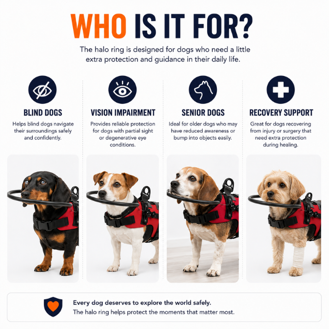 Dog Halo Harness for Blind Dogs