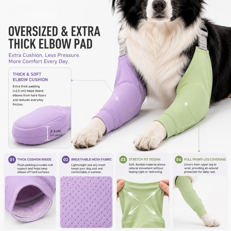 Dog Elbow Sleeve for Large Breeds| Summer & All-Season