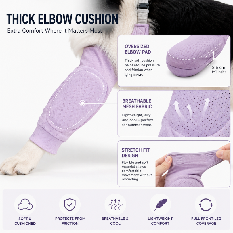 Dog Elbow Sleeve for Large Breeds| Summer & All-Season