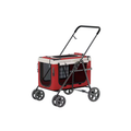 2-in-1 Dog Stroller with Detachable Carrier