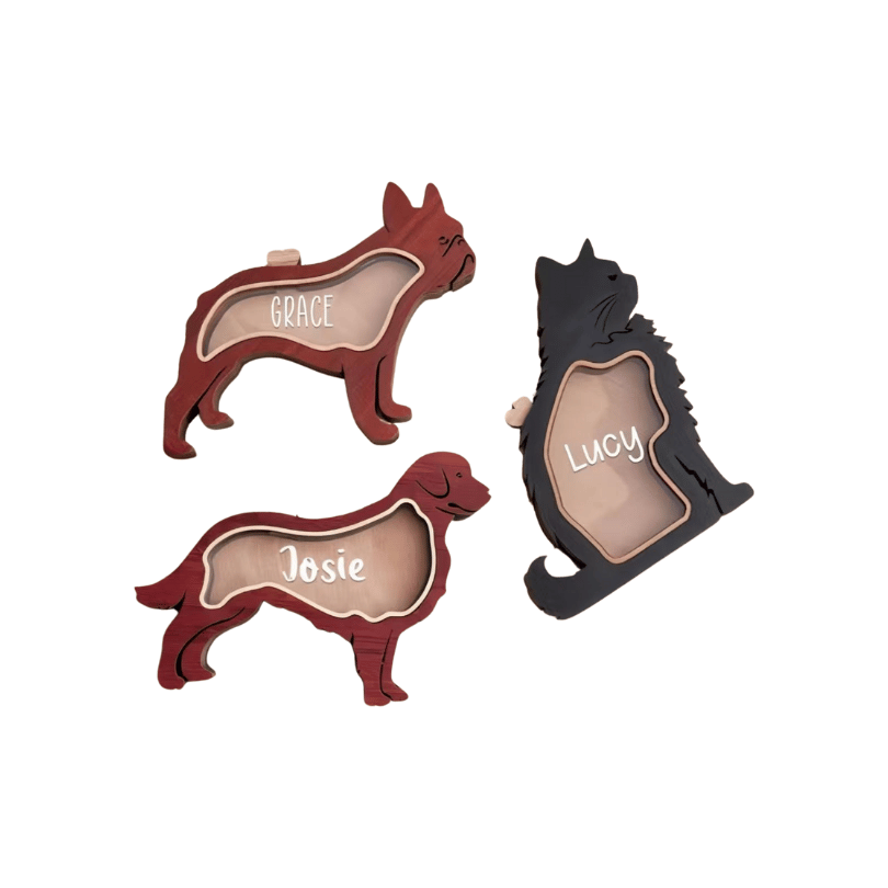 Pet Fur Memory Box – Customizable Hair Memorial Case