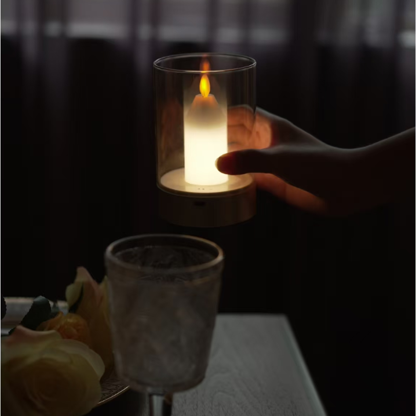 Flameless Candle Light with Touch Sensor Switch