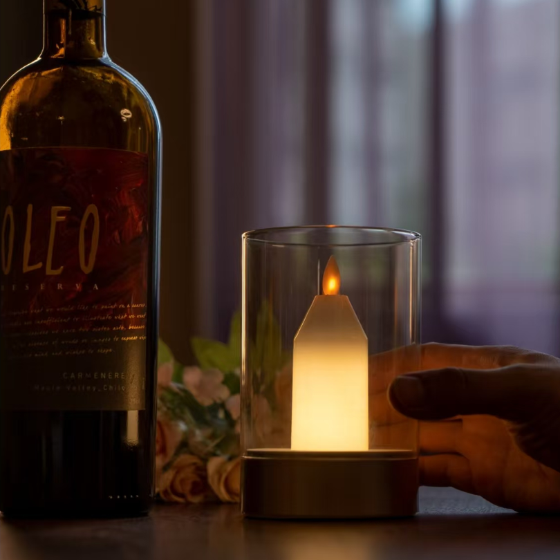 Flameless Candle Light with Touch Sensor Switch