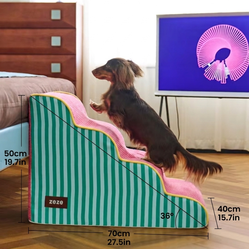 Foam Dog Steps for Bed & Sofa – For Dachshunds and Small Dogs