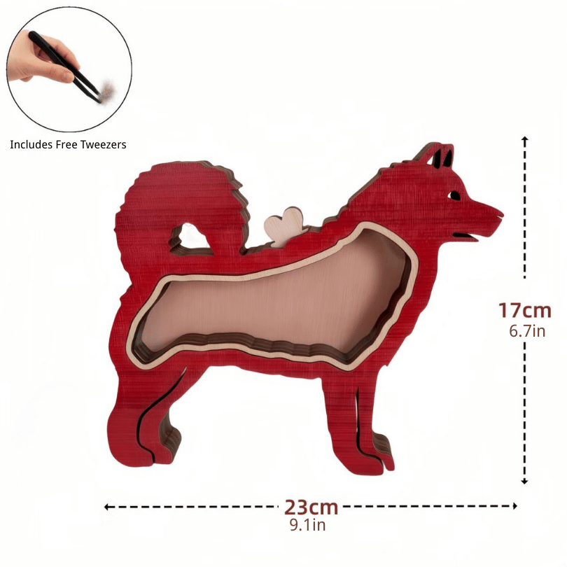 Pet Fur Memory Box – Customizable Hair Memorial Case