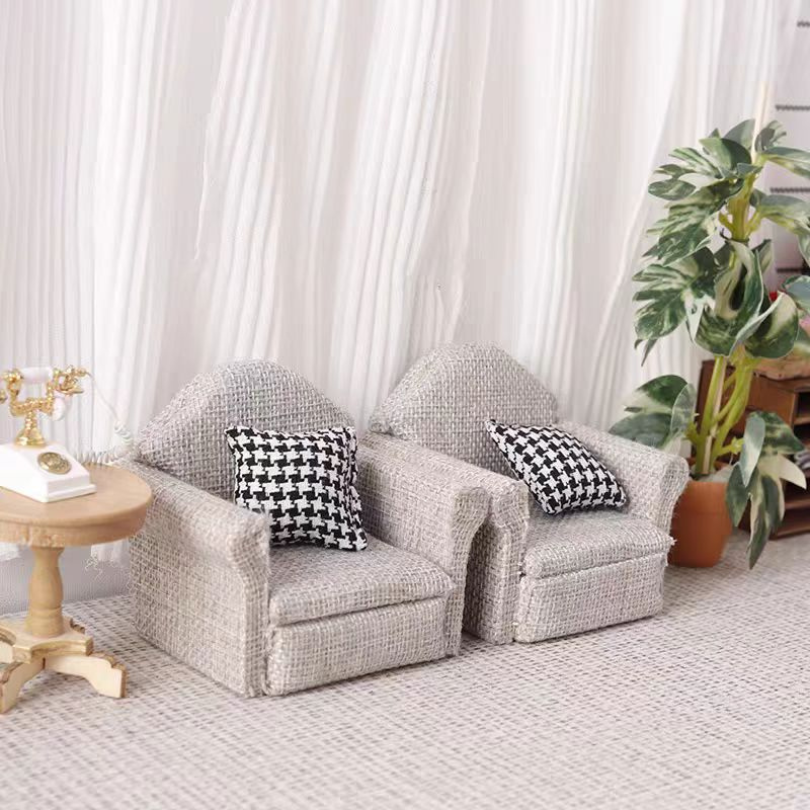 1:12 Scale Mini Sofa Memorial Model