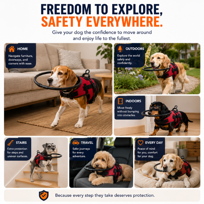Dog Halo Harness for Blind Dogs
