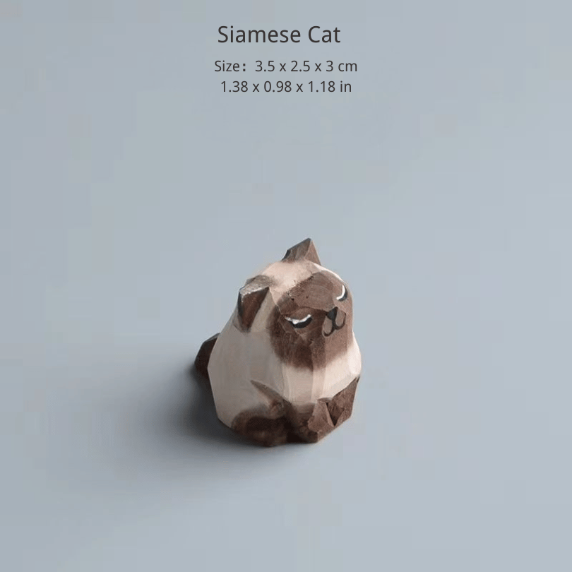 Pet Wooden Sculpture Decor