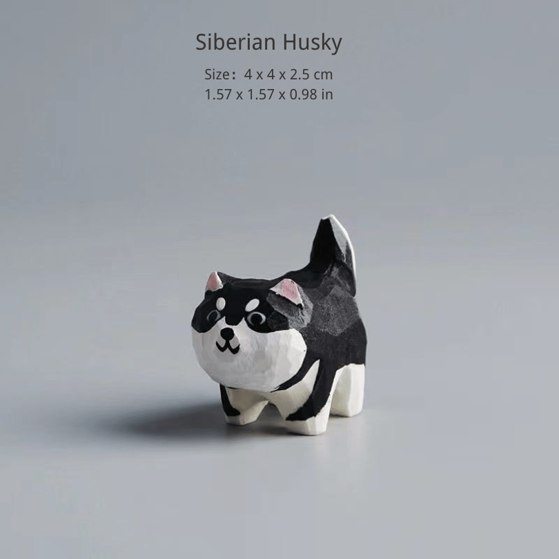 Pet Wooden Sculpture Decor