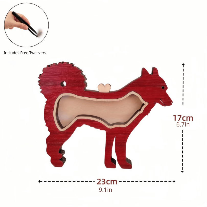 Pet Fur Memory Box – Customizable Hair Memorial Case