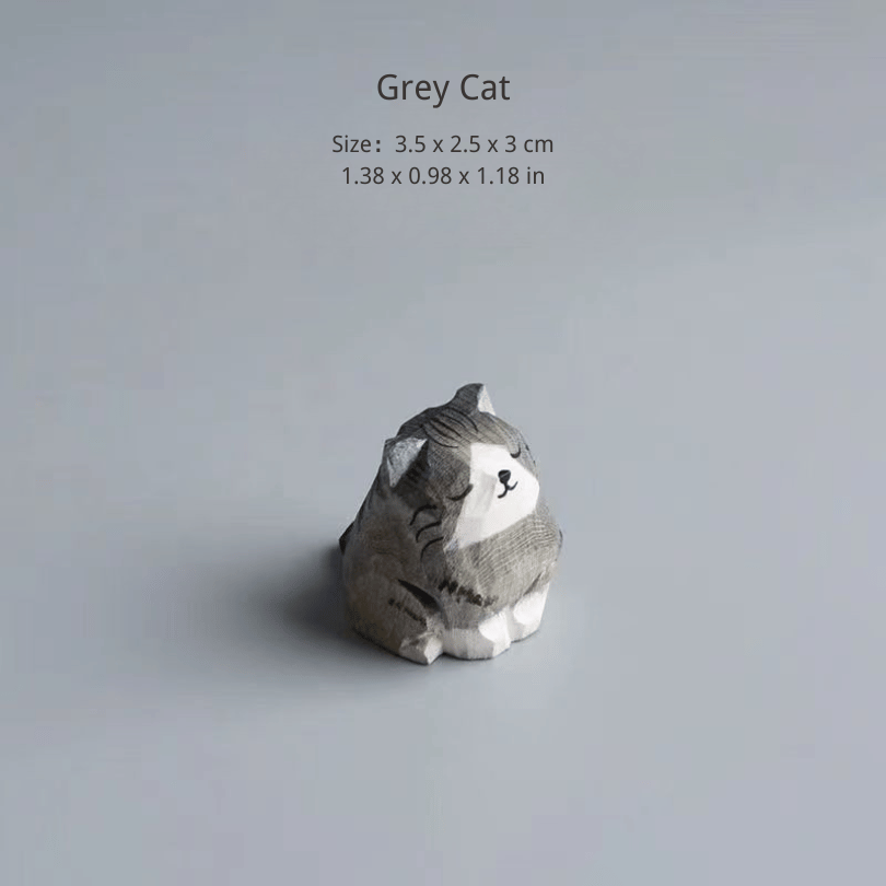 Pet Wooden Sculpture Decor