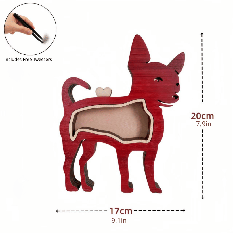 Pet Fur Memory Box – Customizable Hair Memorial Case