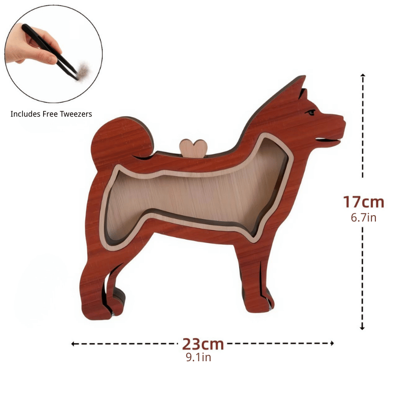 Pet Fur Memory Box – Customizable Hair Memorial Case