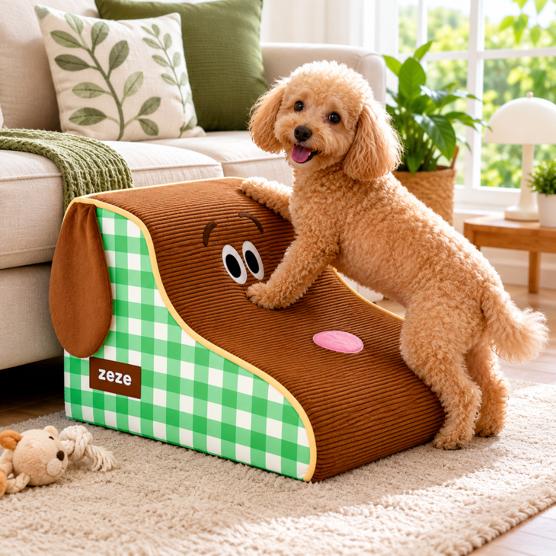 Foam Dog Steps for Bed & Sofa – For Dachshunds and Small Dogs