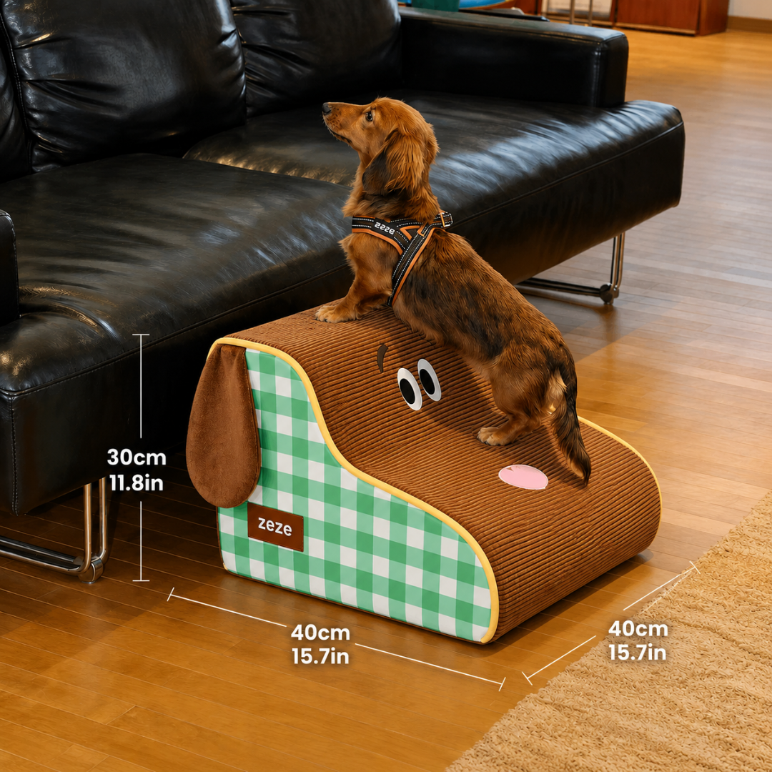 Foam Dog Steps for Bed & Sofa – For Dachshunds and Small Dogs