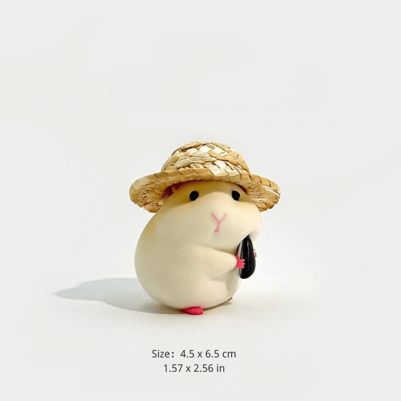 Miniature Hamster Figurine