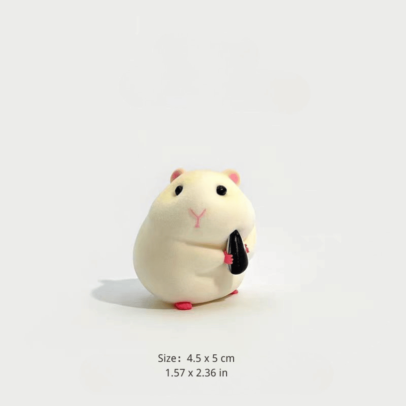Miniature Hamster Figurine
