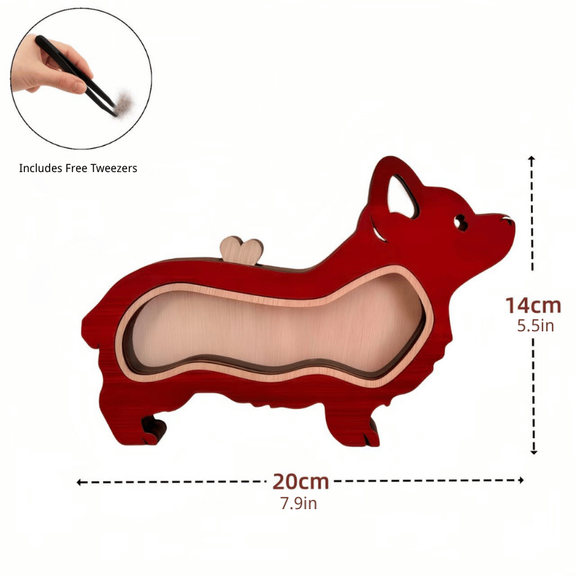 Pet Fur Memory Box – Customizable Hair Memorial Case