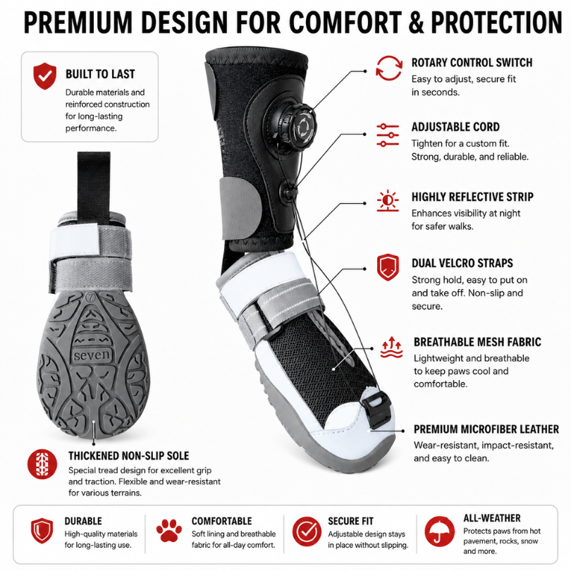 Dog Anti-Knuckling Support Boot