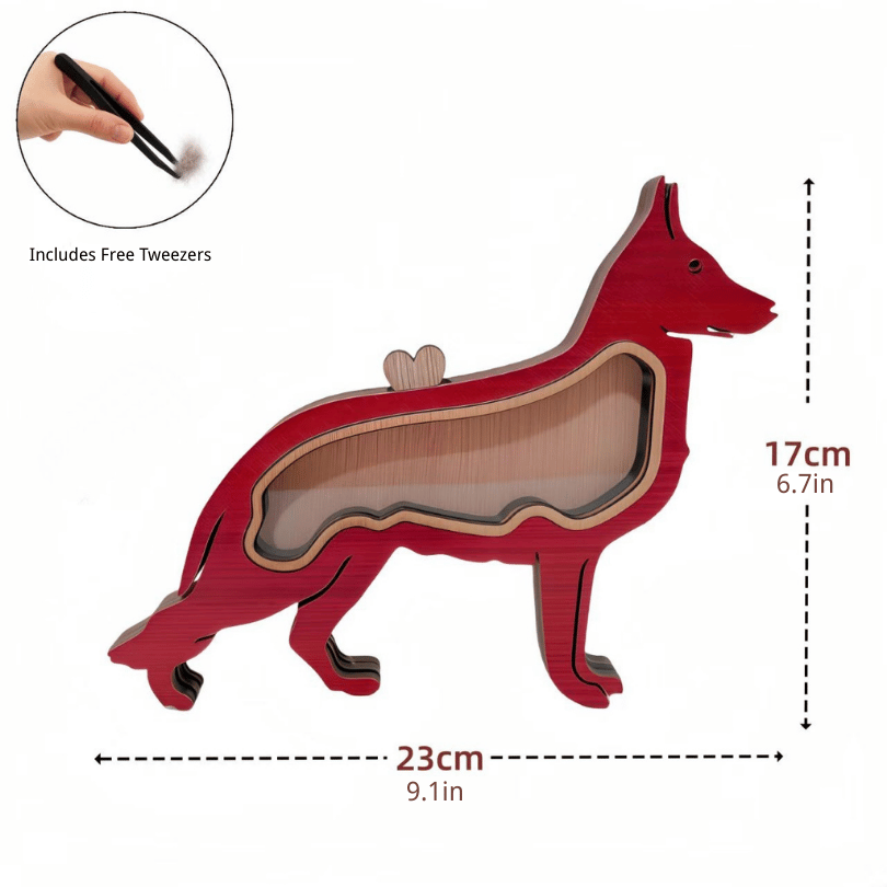 Pet Fur Memory Box – Customizable Hair Memorial Case