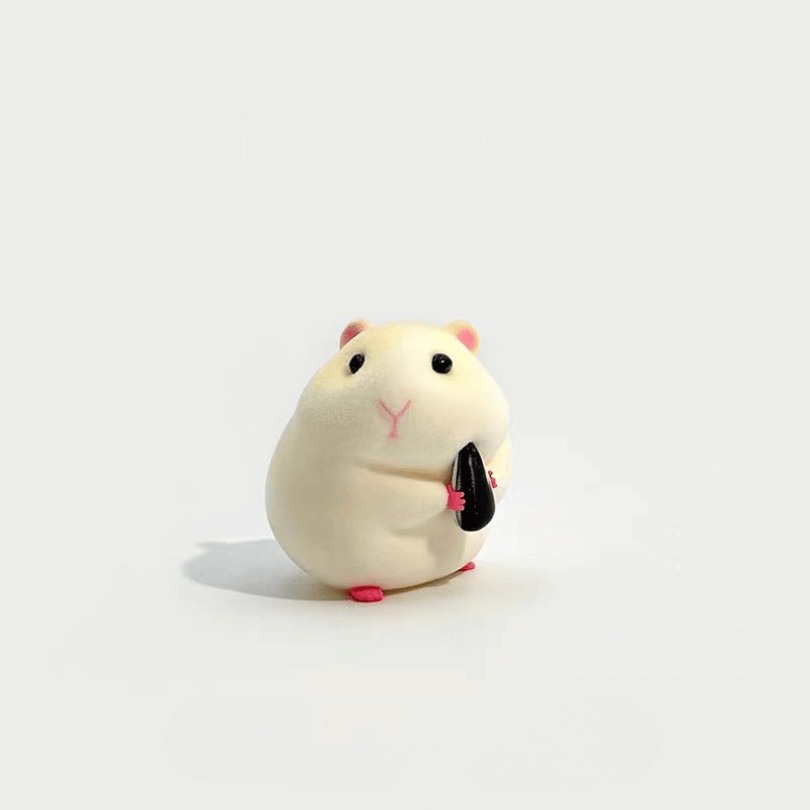 Miniature Hamster Figurine