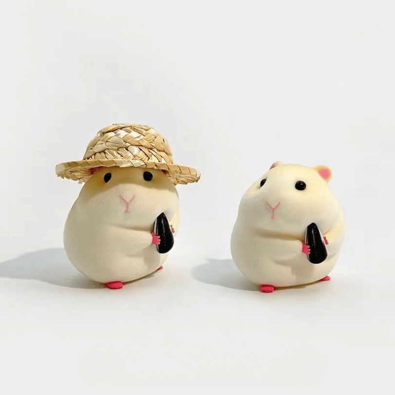 Miniature Hamster Figurine