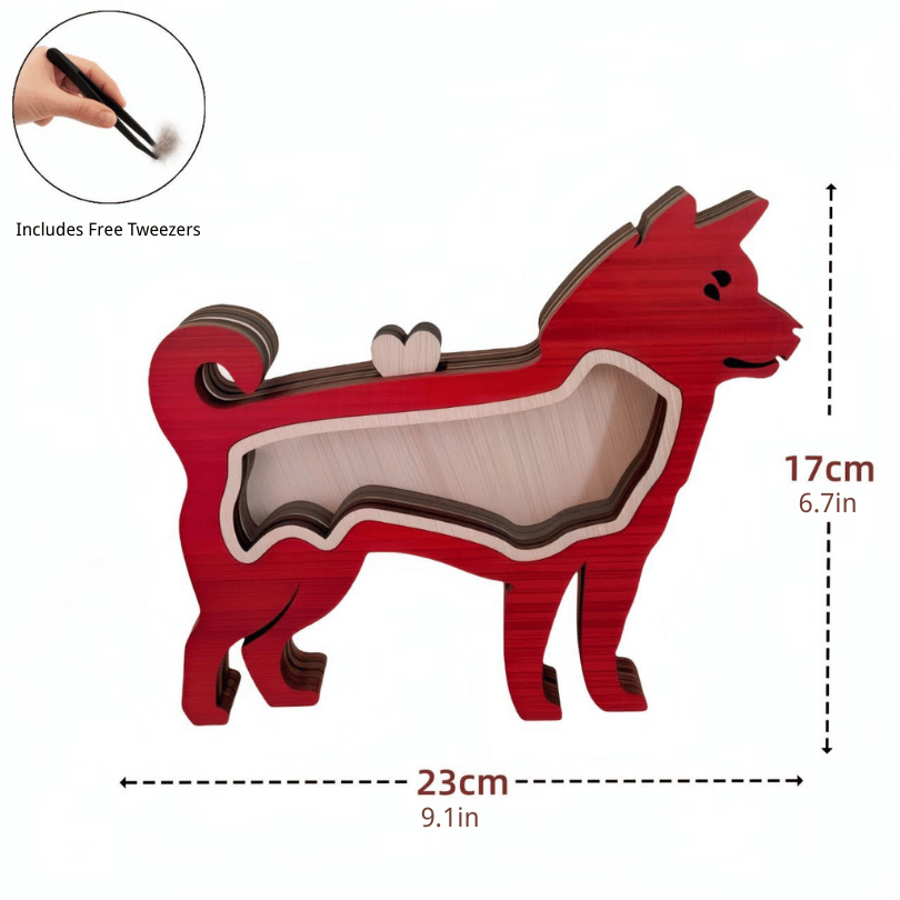 Pet Fur Memory Box – Customizable Hair Memorial Case