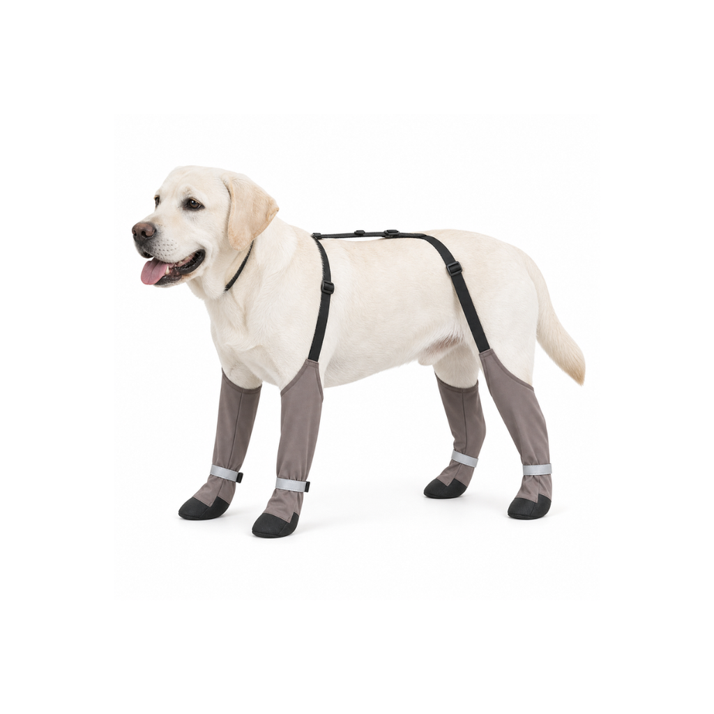 Waterproof Dog Boots with Textured Sole