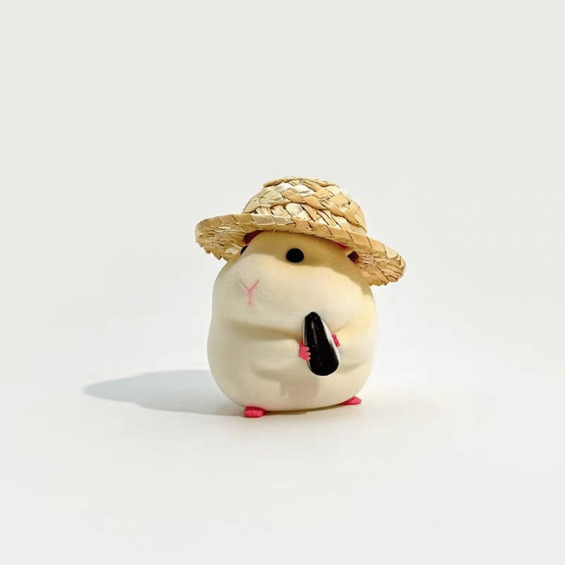 Miniature Hamster Figurine