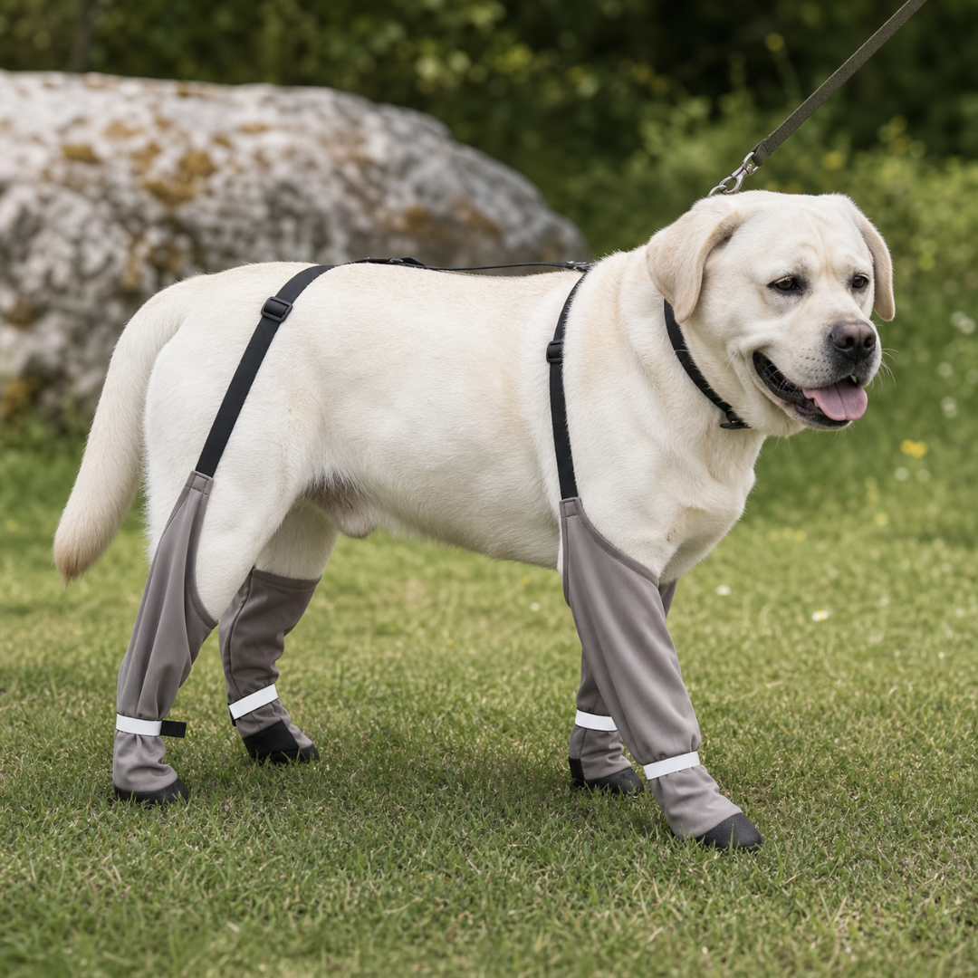 Waterproof Dog Boots with Textured Sole