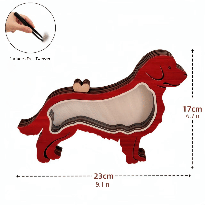 Pet Fur Memory Box – Customizable Hair Memorial Case