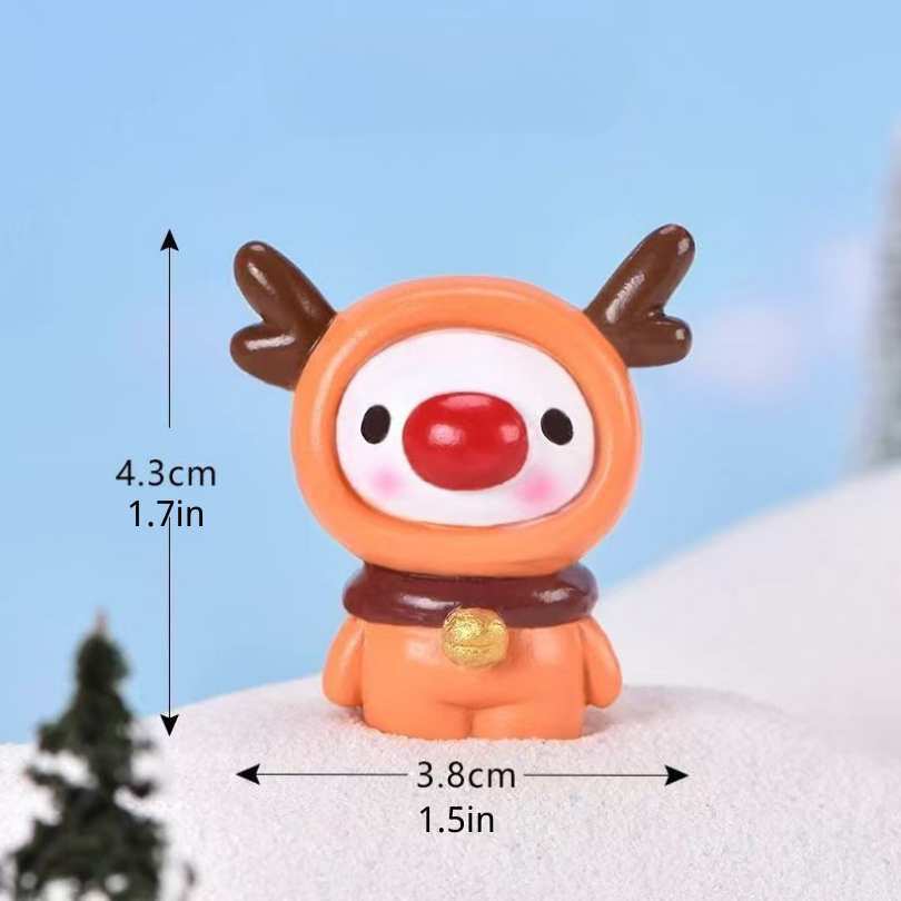 Deer, Penguin & Fairy Ornaments