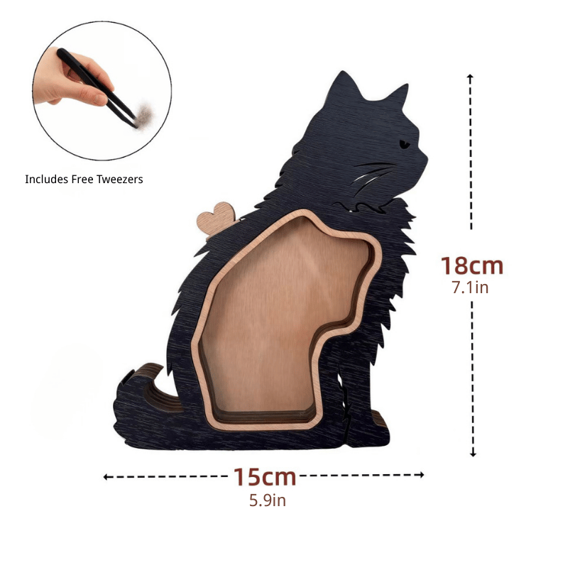 Pet Fur Memory Box – Customizable Hair Memorial Case