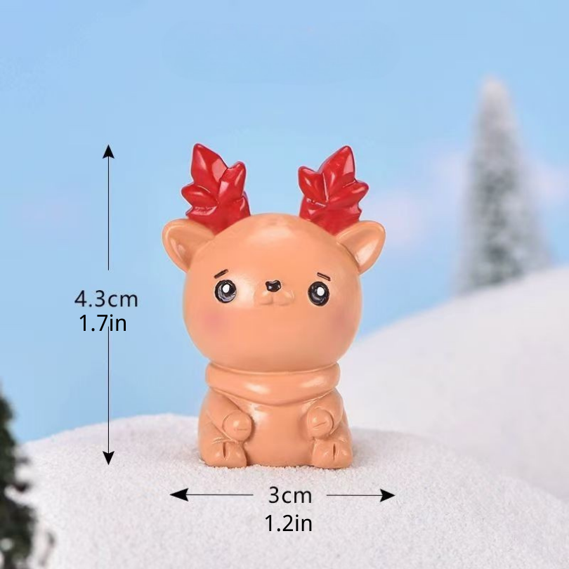 Deer, Penguin & Fairy Ornaments