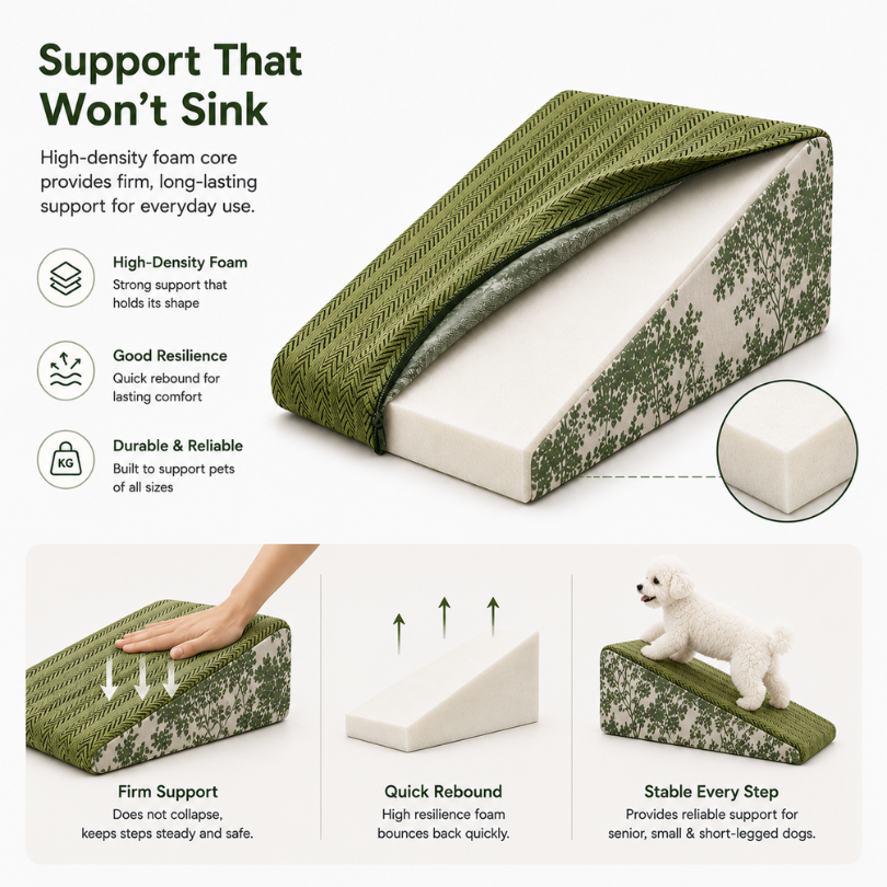 Gentle Slope Dog Ramp for Dachshunds & Senior Dogs