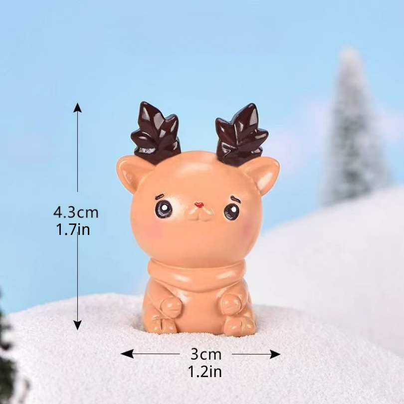 Deer, Penguin & Fairy Ornaments