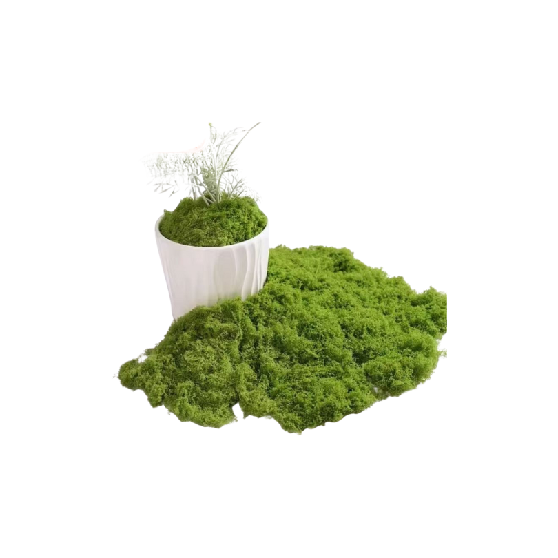 Yarn Artificial Moss for Indoor Decor – Faux Moss Landscaping Decoration