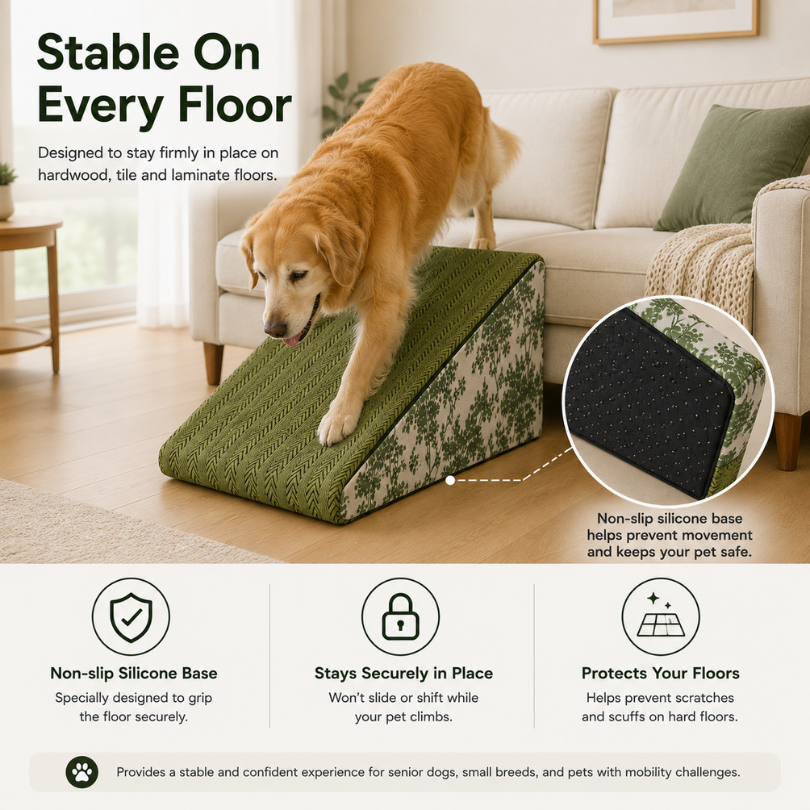 Gentle Slope Dog Ramp for Dachshunds & Senior Dogs
