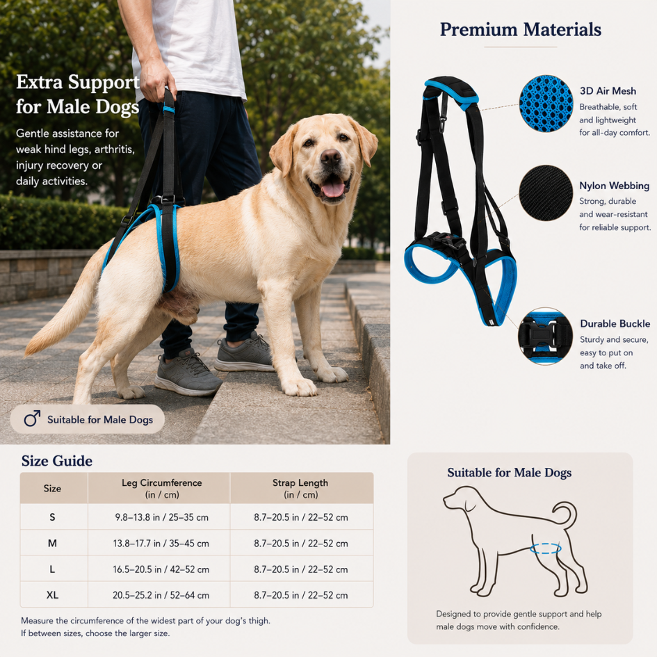 Rear Lift Harness for Dogs