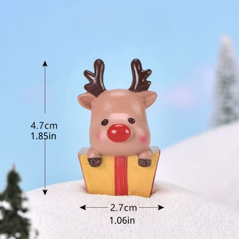 Deer, Penguin & Fairy Ornaments